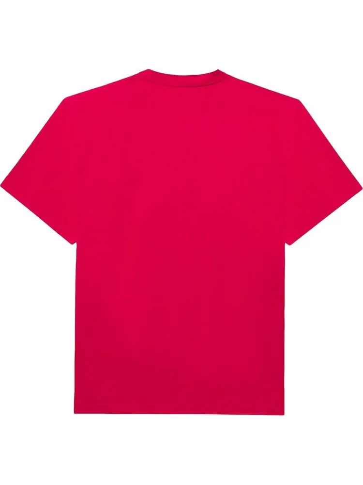 Футболка Balenciaga Logo Here Flatground с надписью, ягодный — изображение 2 из 2, фиолетовый