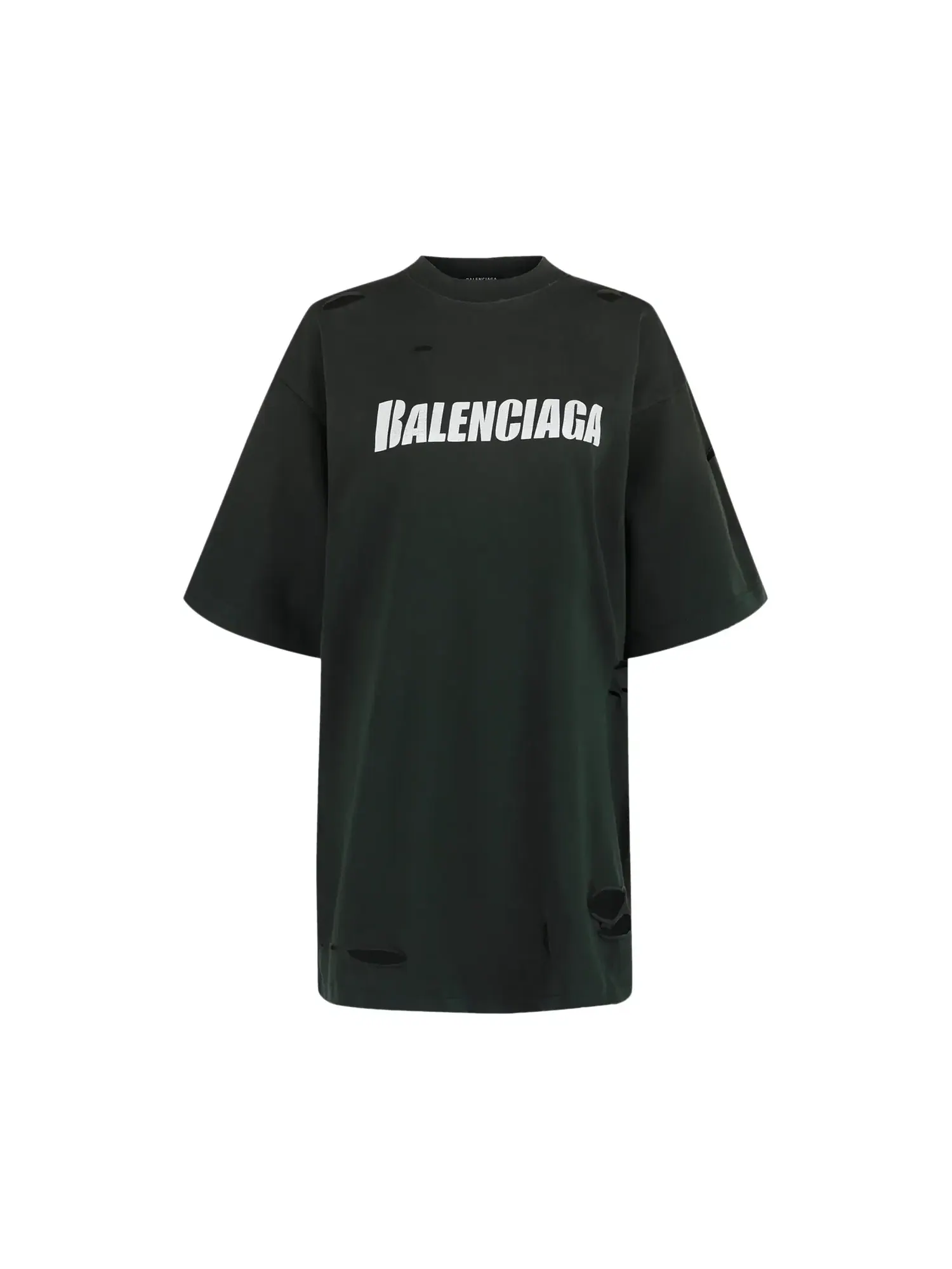Футболка Balenciaga Caps Destroyed Boxy Fit