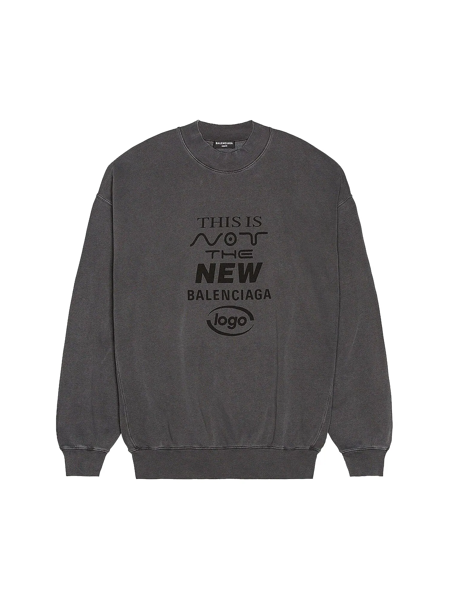 Balenciaga Crewneck Черный/Черный