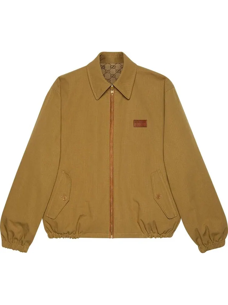 Куртка Gucci Reversible GG Jacket Light Brown — изображение 1 из 2, бежевый