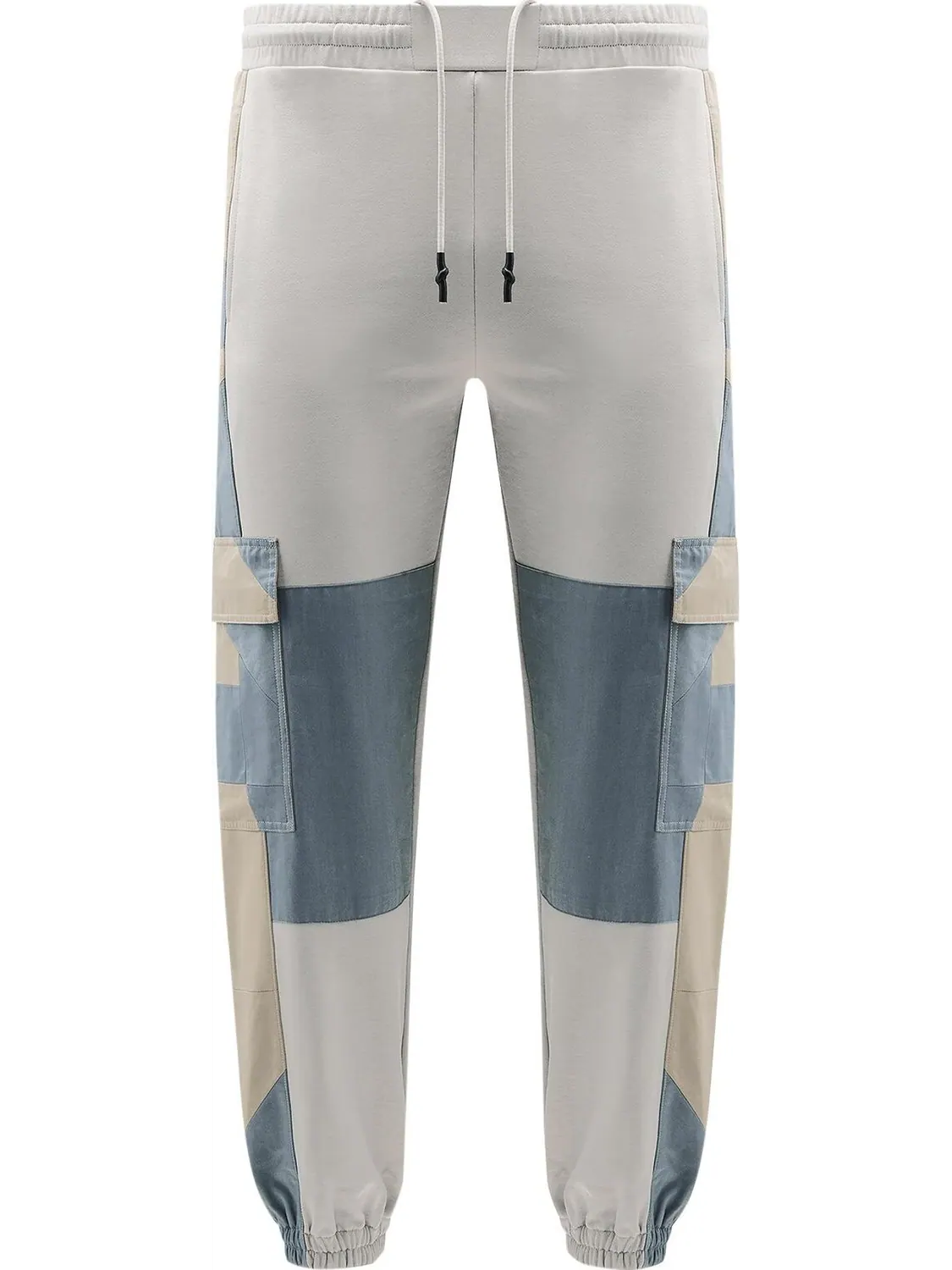 Спортивные брюки MCQ Patch Sweatpant 'Bone Idle/Sand/Smoke' — серый