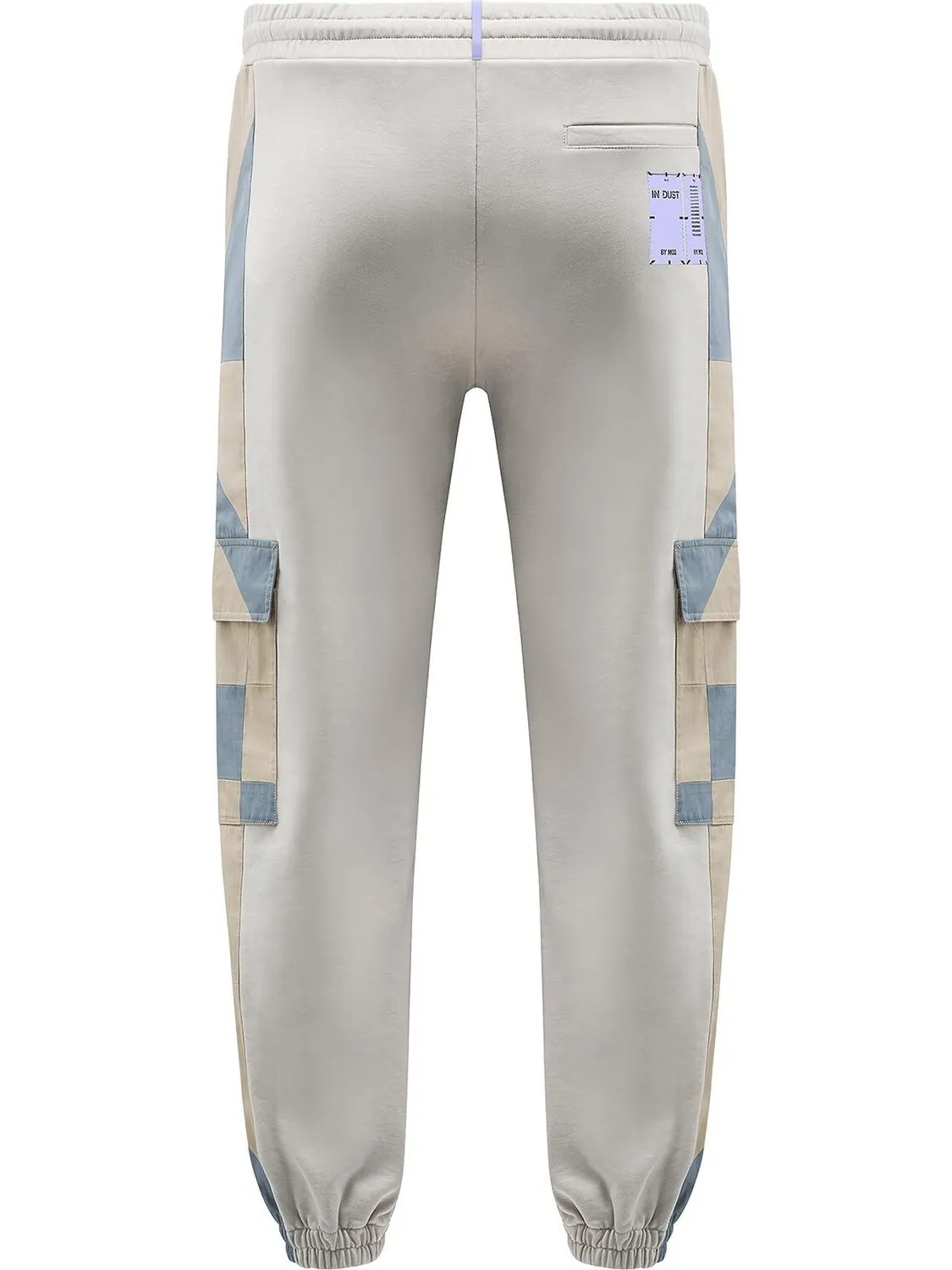 Спортивные брюки MCQ Patch Sweatpant 'Bone Idle/Sand/Smoke' — изображение 2 из 3, серый