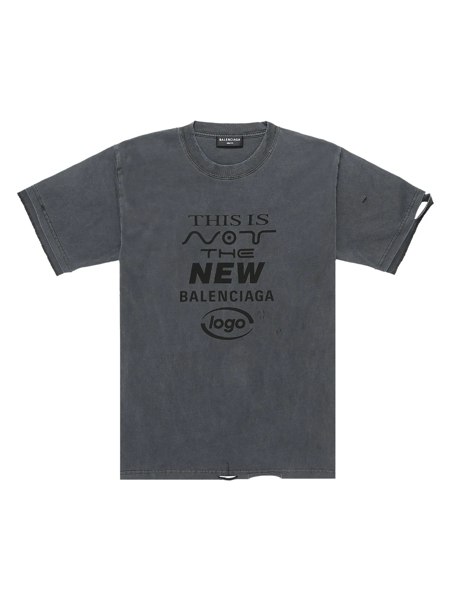 Футболка Balenciaga из органического хлопка