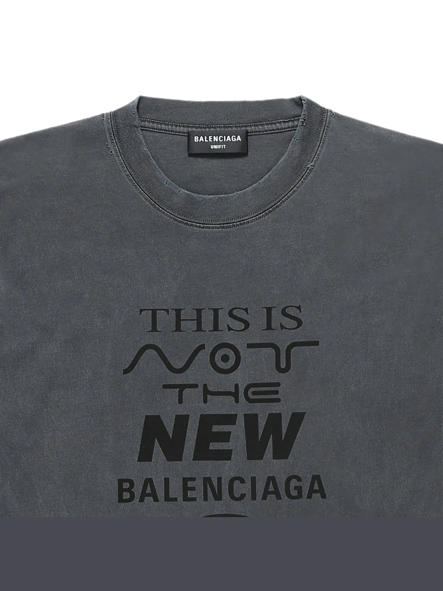 Футболка Balenciaga из органического хлопка — изображение 2 из 2, черный