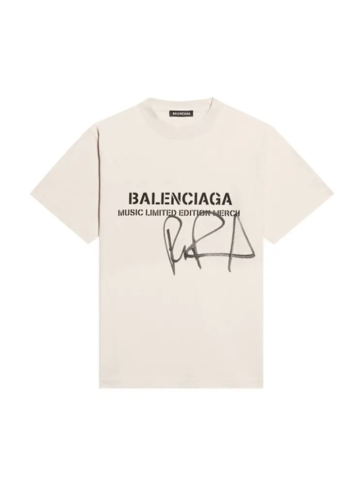 Футболка Balenciaga x RuPaul с автографом