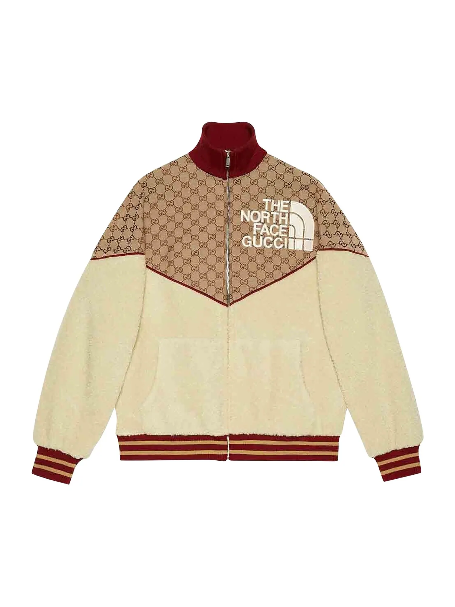 Куртка Gucci x The North Face на молнии, коллаборация