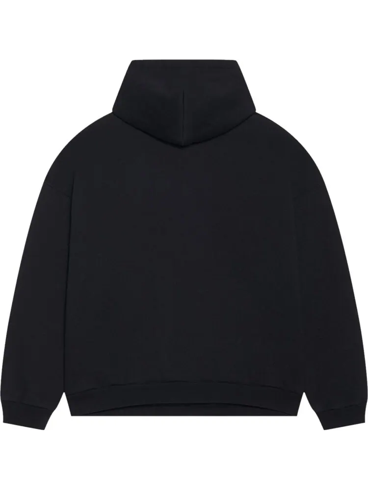 Худи Balenciaga Wide Fit Hoodie 'Black' — изображение 2 из 2, черный