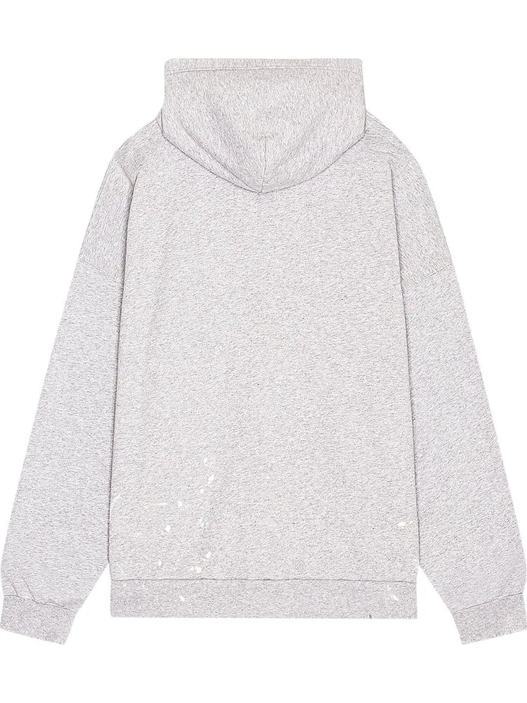 Худи Balenciaga Wide Fit Hoodie 'Dark Heather Grey' — изображение 2 из 2, серый
