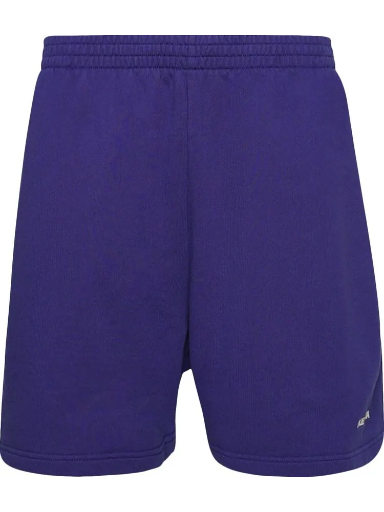 Шорты Balenciaga Logo Print Shorts 'Indigo/Dirty White'