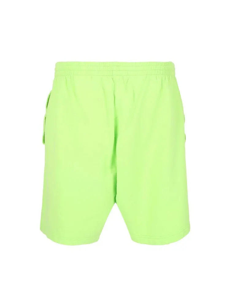 Шорты Balenciaga Sweat Shorts — изображение 2 из 3, зеленый/черный