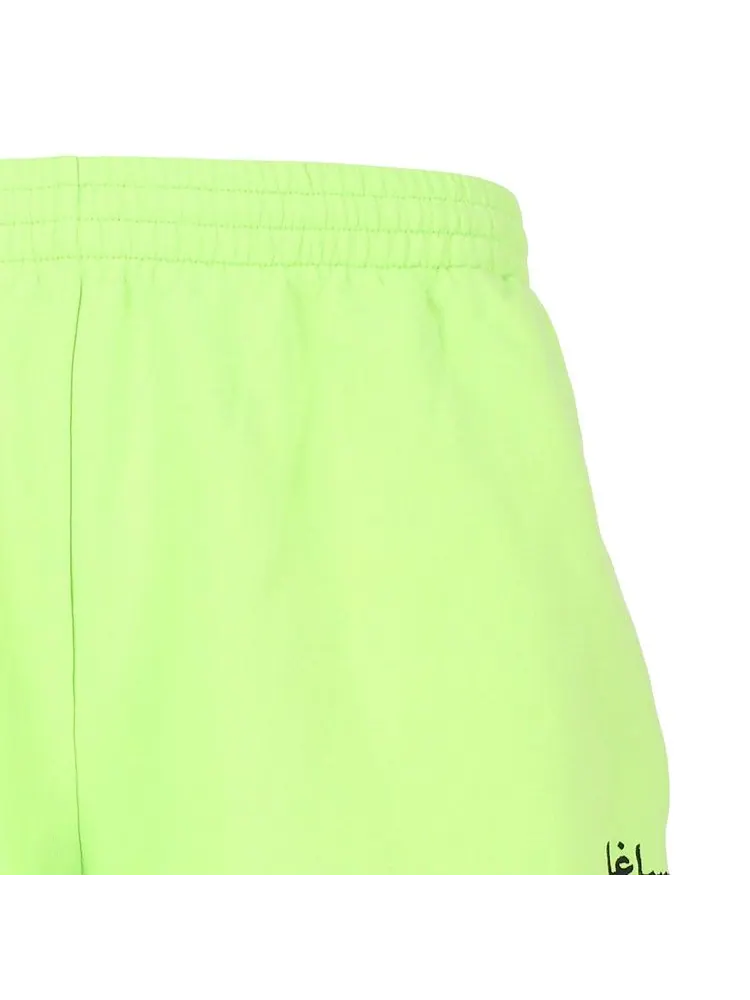 Шорты Balenciaga Sweat Shorts — изображение 3 из 3, зеленый/черный