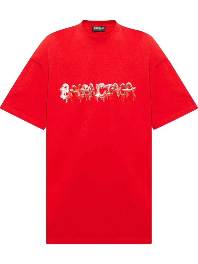 Футболка Balenciaga Oversized свободного кроя