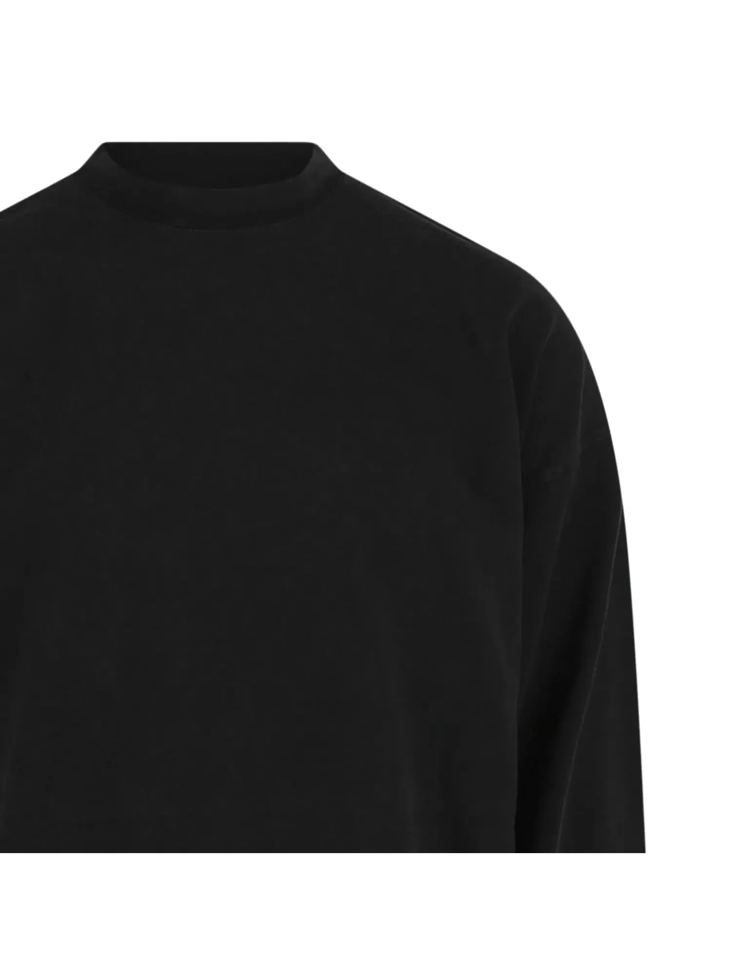 Футболка Balenciaga с длинными рукавами и логотипом — изображение 3 из 3, черный/серебристый