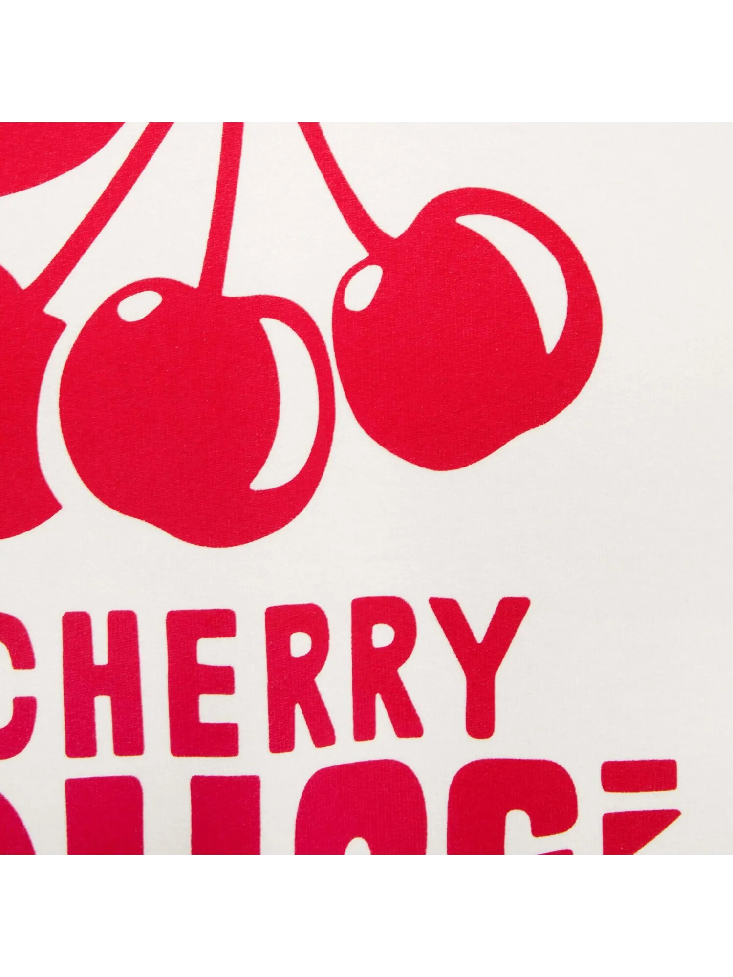 Худи Gucci Aria Cherry, с принтом вишни — изображение 4 из 5, бежевый