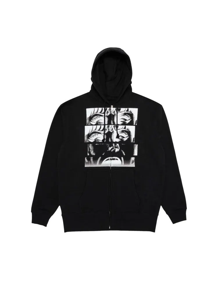 Толстовка GOAT Kazuo Umezu Scream Zip Up Black — изображение 1 из 3, черный