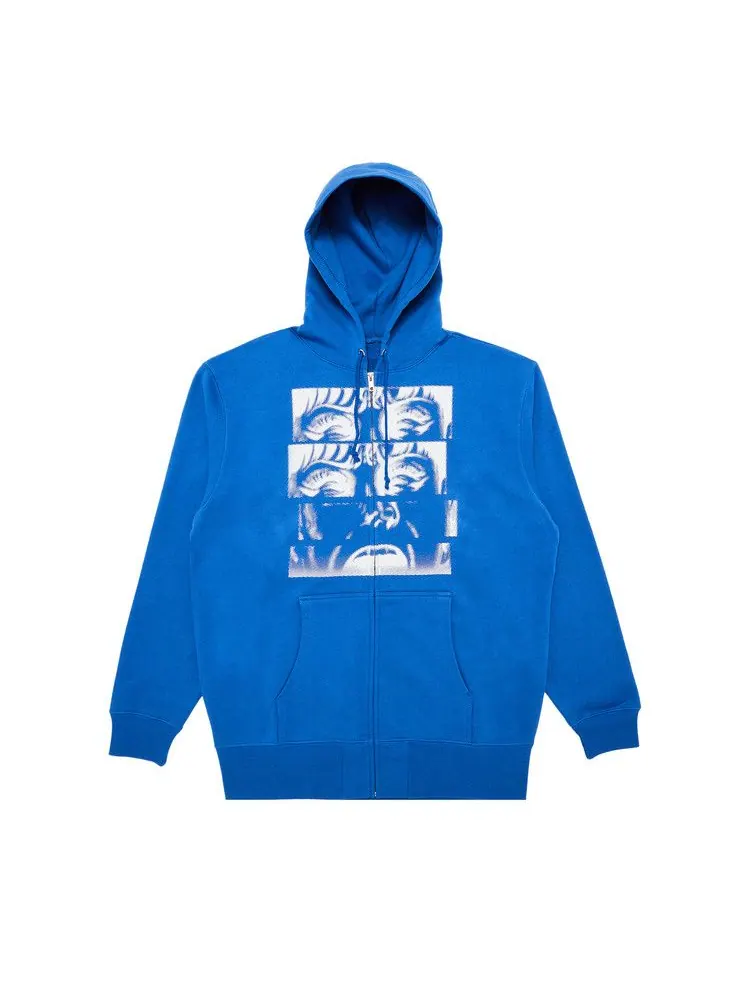 Толстовка GOAT Kazuo Umezu Scream Zip Up Blue — изображение 1 из 3, синий
