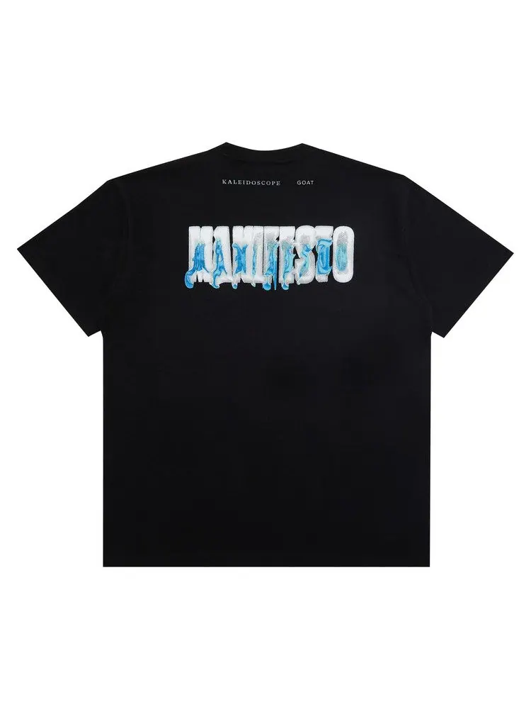 Футболка GOAT x Kaleidoscope Manifesto T-Shirt — изображение 1 из 3, черный