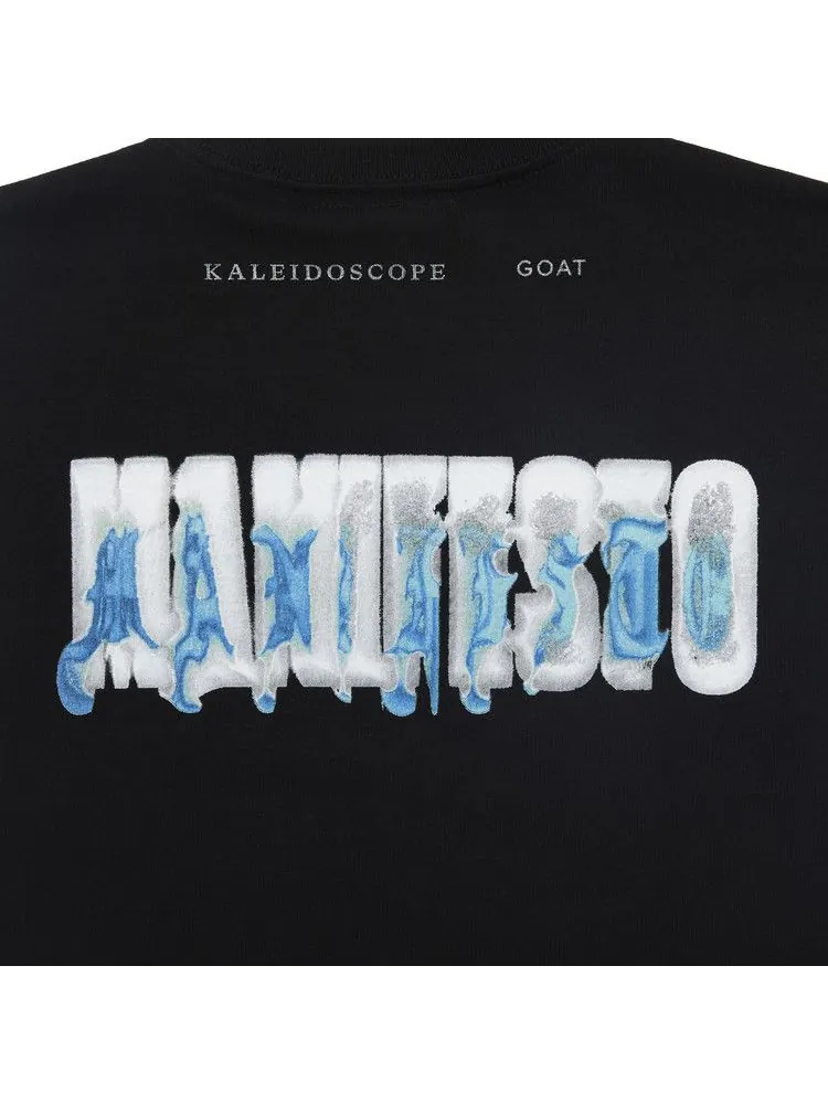 Футболка GOAT x Kaleidoscope Manifesto T-Shirt — изображение 3 из 3, черный