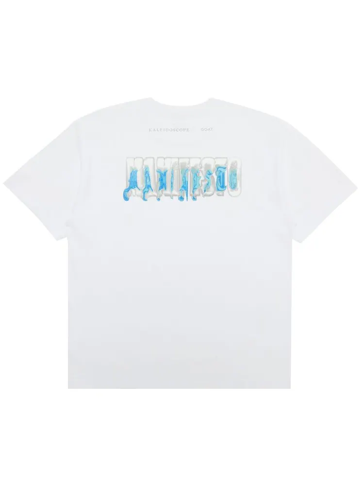 Футболка GOAT x Kaleidoscope Manifesto T-Shirt — изображение 1 из 3, белый