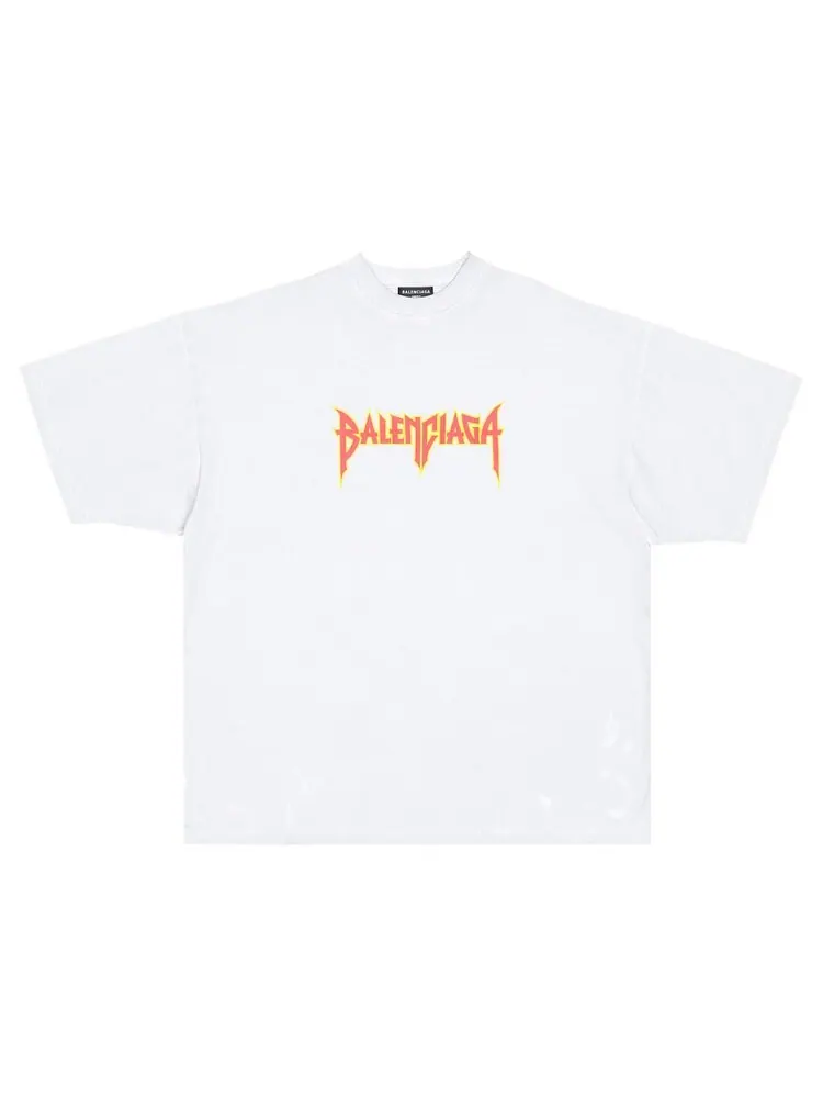 Футболка Balenciaga Oversized с принтом