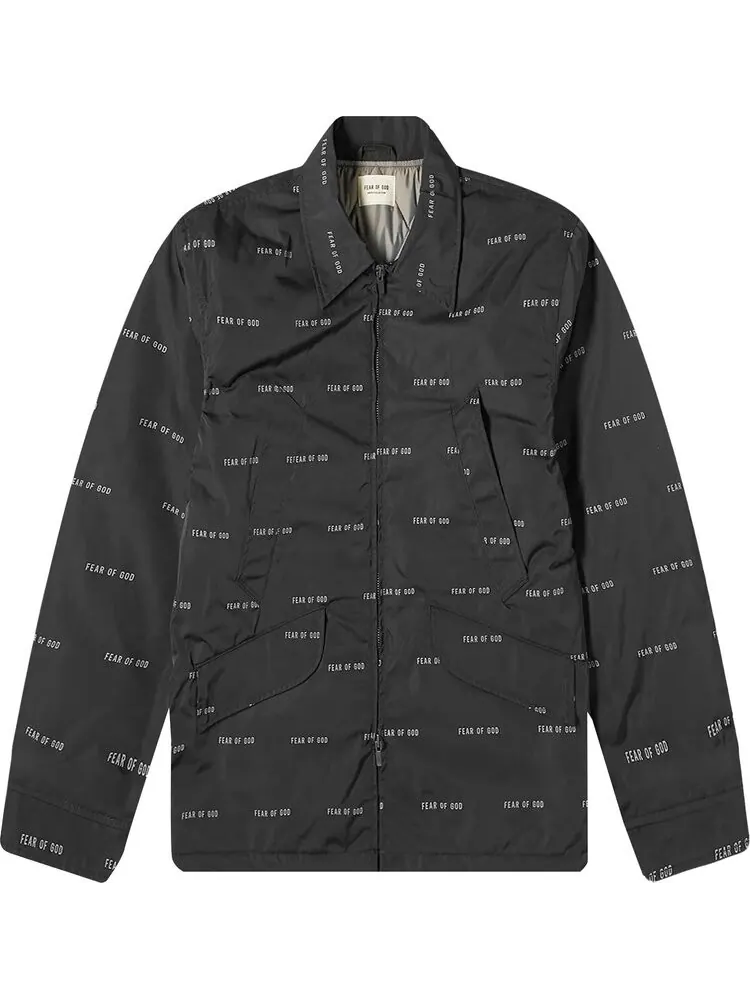 Куртка Fear of God All Over Print Nylon Field Jacket 'Black'