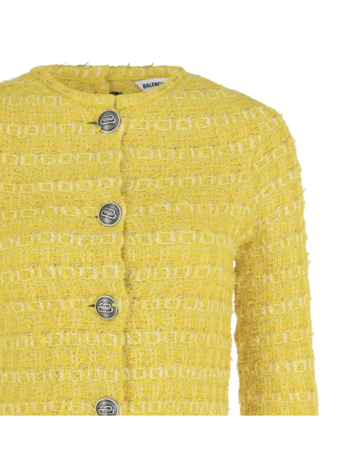 Платье Balenciaga с открытой спиной и спереди — изображение 3 из 3, желтый