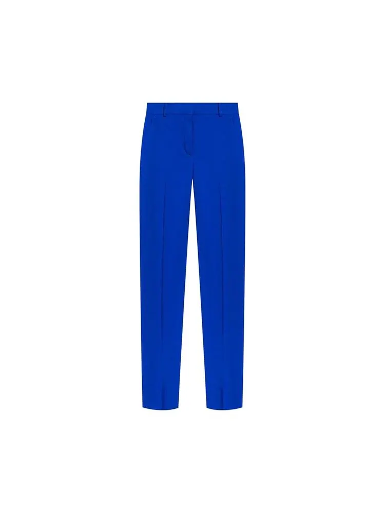 Брюки Alexander McQueen Straight Leg Trousers — изображение 1 из 1, синий