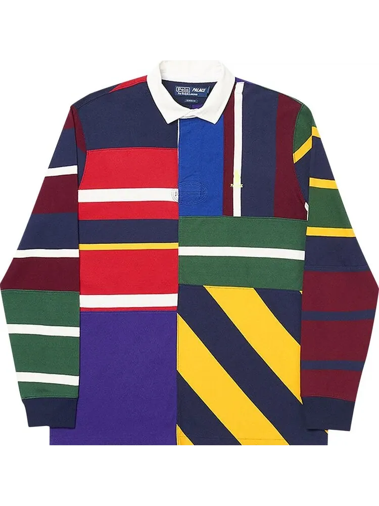 Поло Palace x Ralph Lauren Pieced Rugby Polo 'Multicolor'