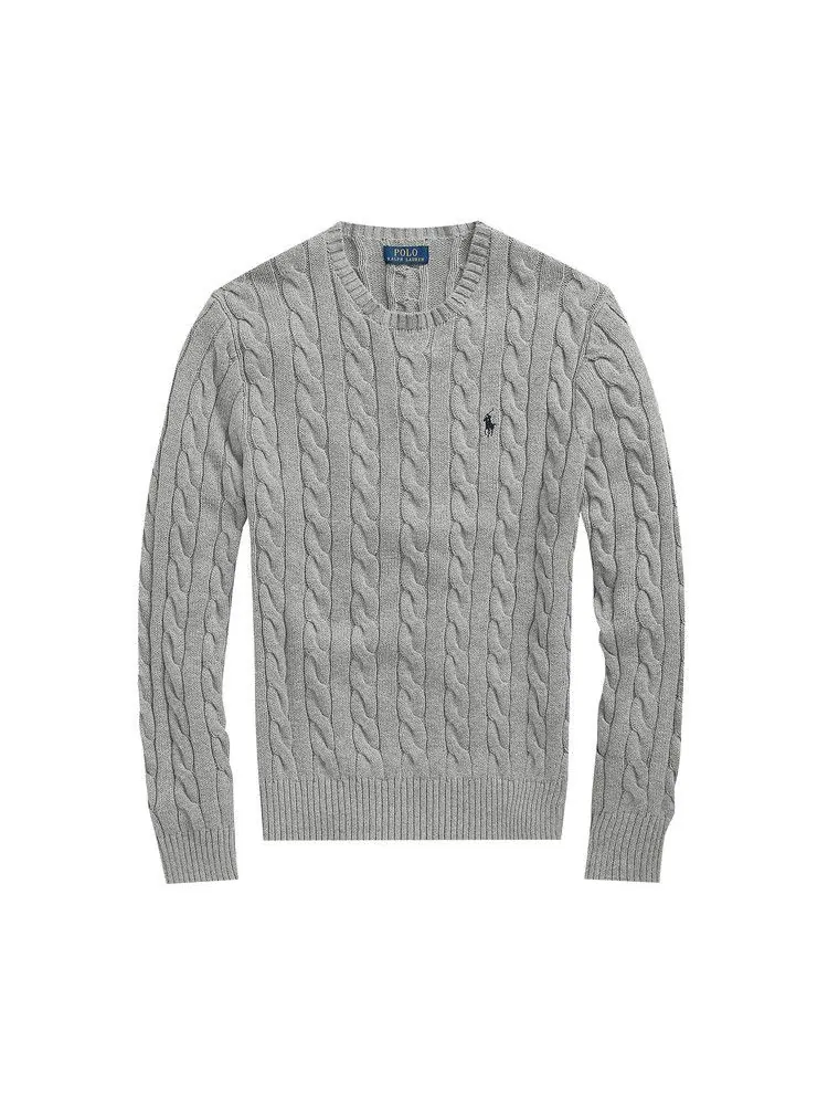 Пуловер Polo Ralph Lauren Long-Sleeve Pullover — изображение 1 из 1, серый