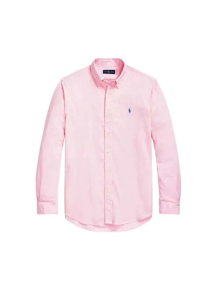 Рубашка с длинными рукавами Polo Ralph Lauren — изображение 1 из 1, розовый