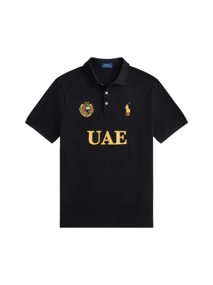 Поло с коротким рукавом Polo Ralph Lauren UAE — изображение 1 из 1, черный