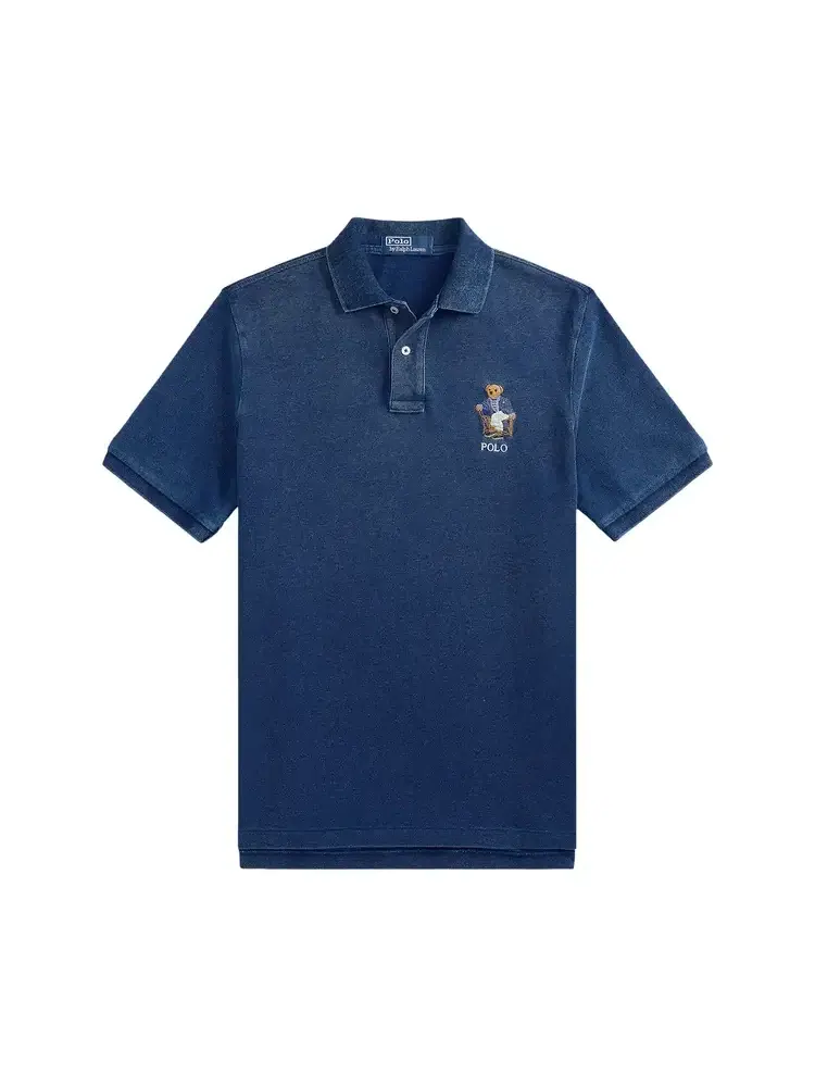 Футболка-поло с коротким рукавомPolo Ralph Lauren Original Label — изображение 1 из 1, синий