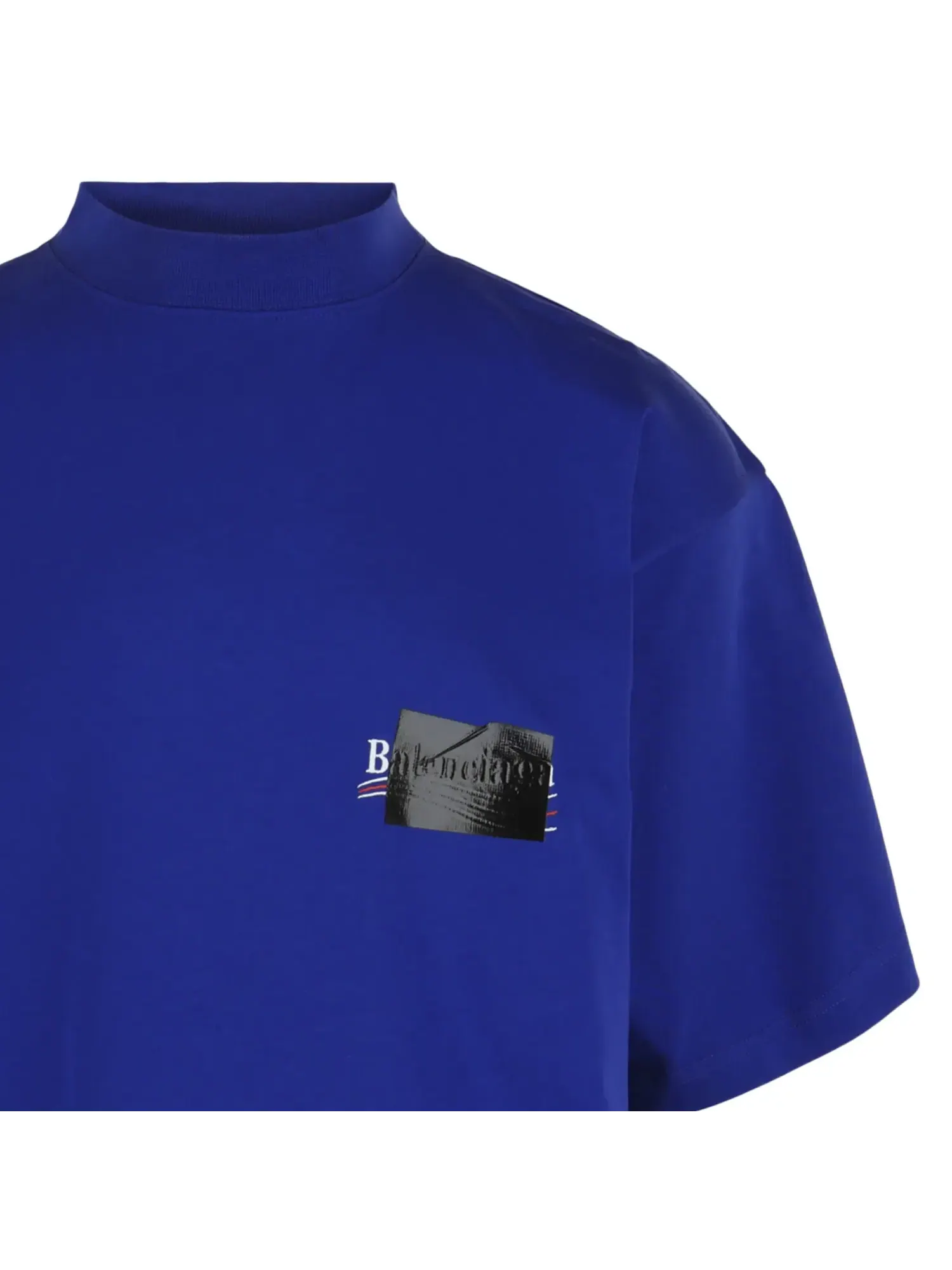 Футболка Balenciaga Gaffer Political Campaign Oversized — изображение 3 из 3, индиго/белый/красный