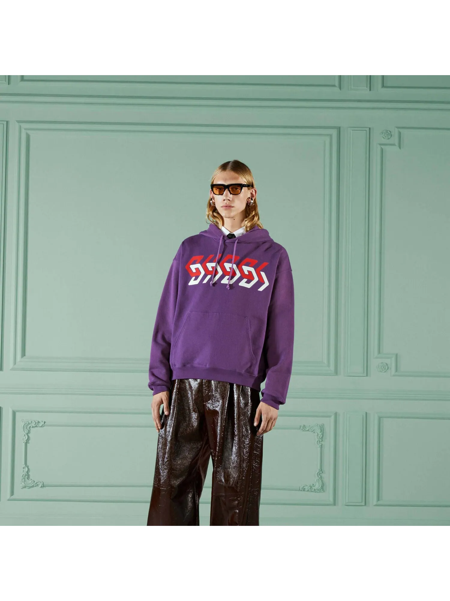 Худи Gucci — изображение 4 из 6, фиолетовый