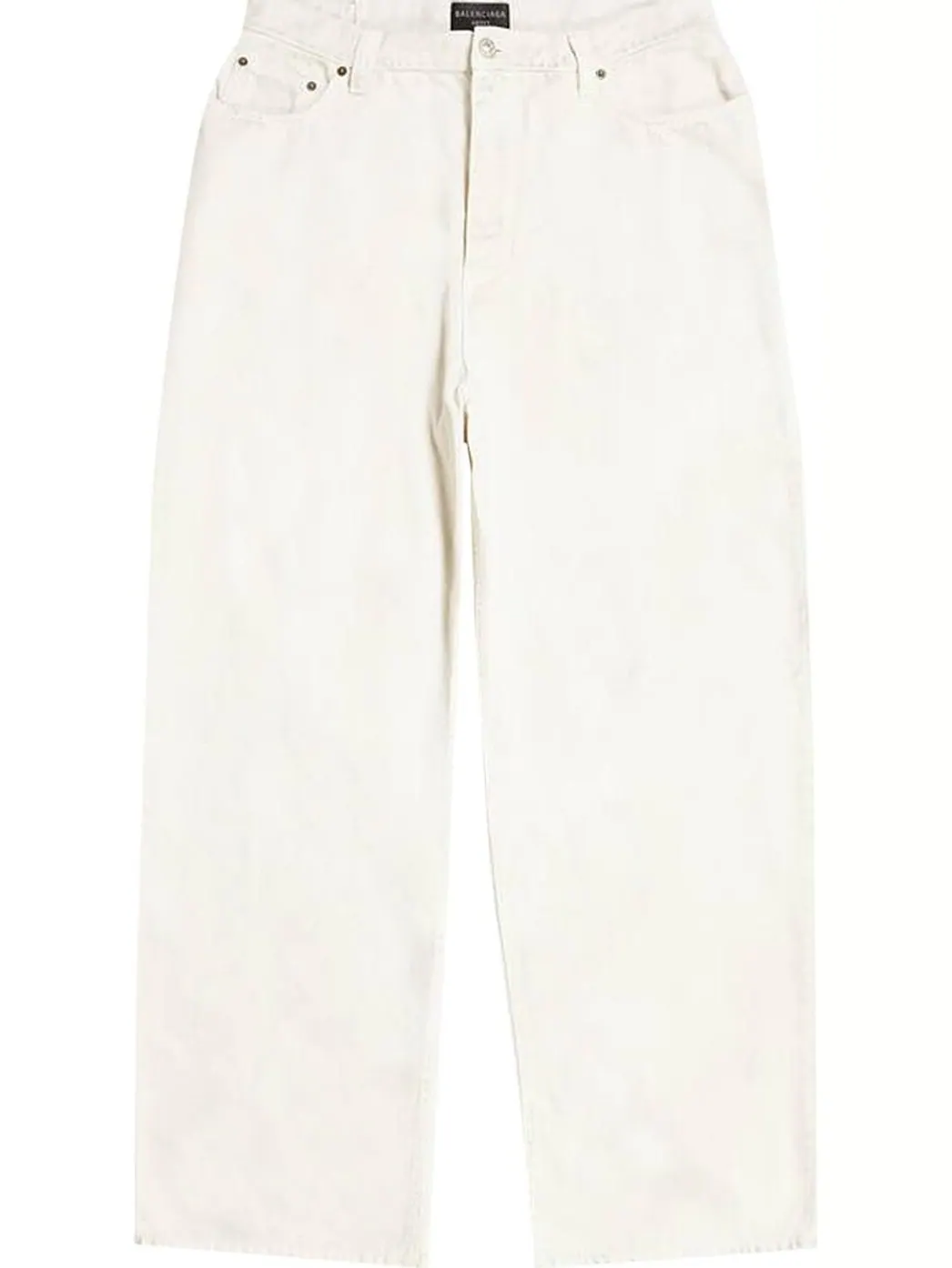 Джинсы Balenciaga Large Baggy Jeans 'Dirty Cream' — изображение 1 из 2, бежевый