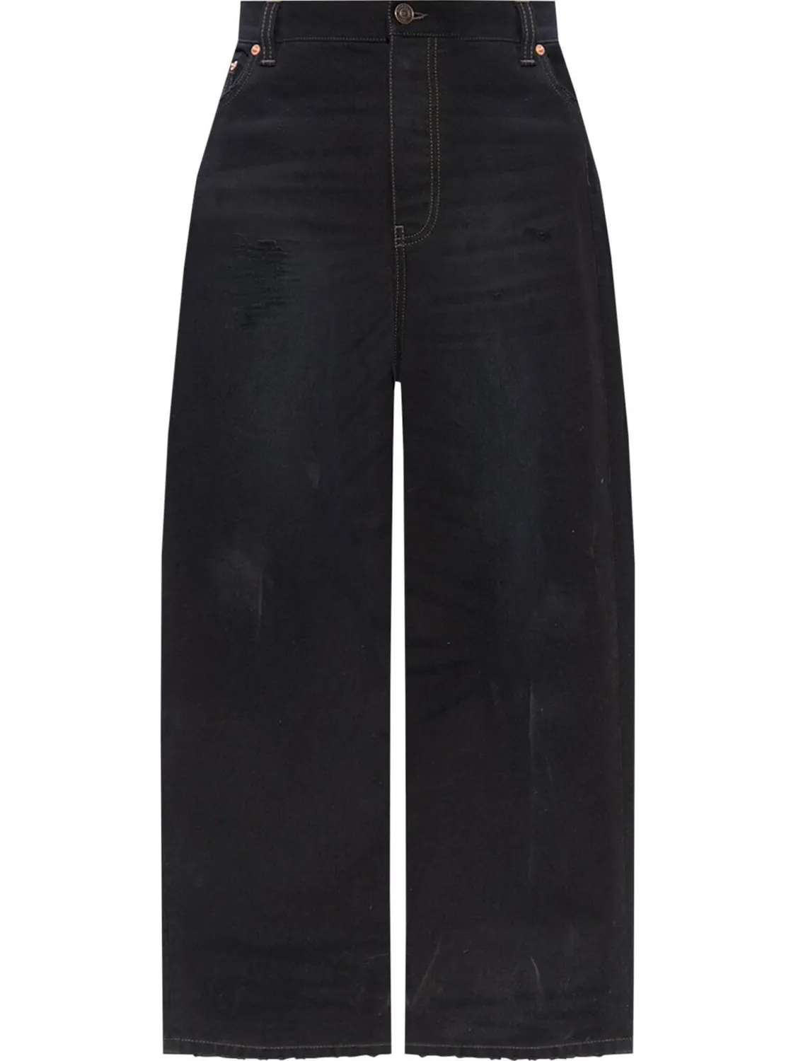 Джинсы Balenciaga Large Baggy Jeans 'Matte Black' — изображение 1 из 1, черный