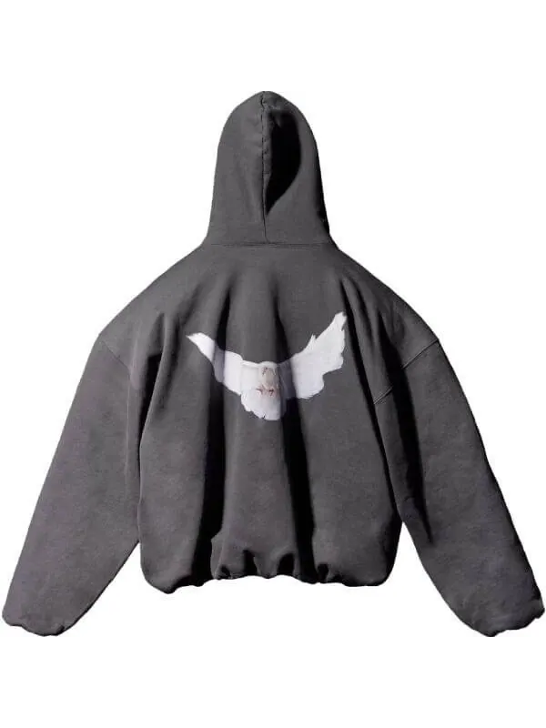 Худи Yeezy Gap Engineered By Balenciaga Dove, черное — изображение 2 из 2, черный