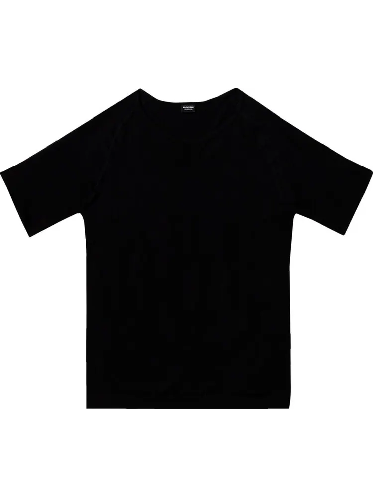 Толстовка Balenciaga Sporty B Crewneck Athletic Top 'Black'