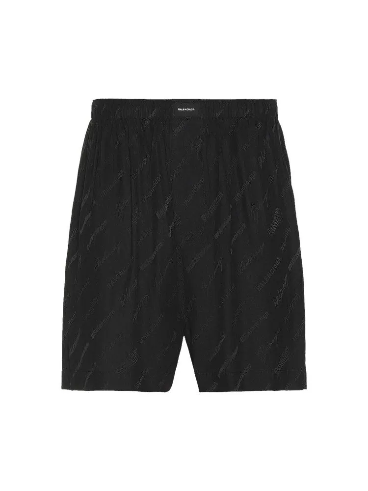 Шорты Balenciaga Pyjama Shorts — изображение 1 из 2, черный