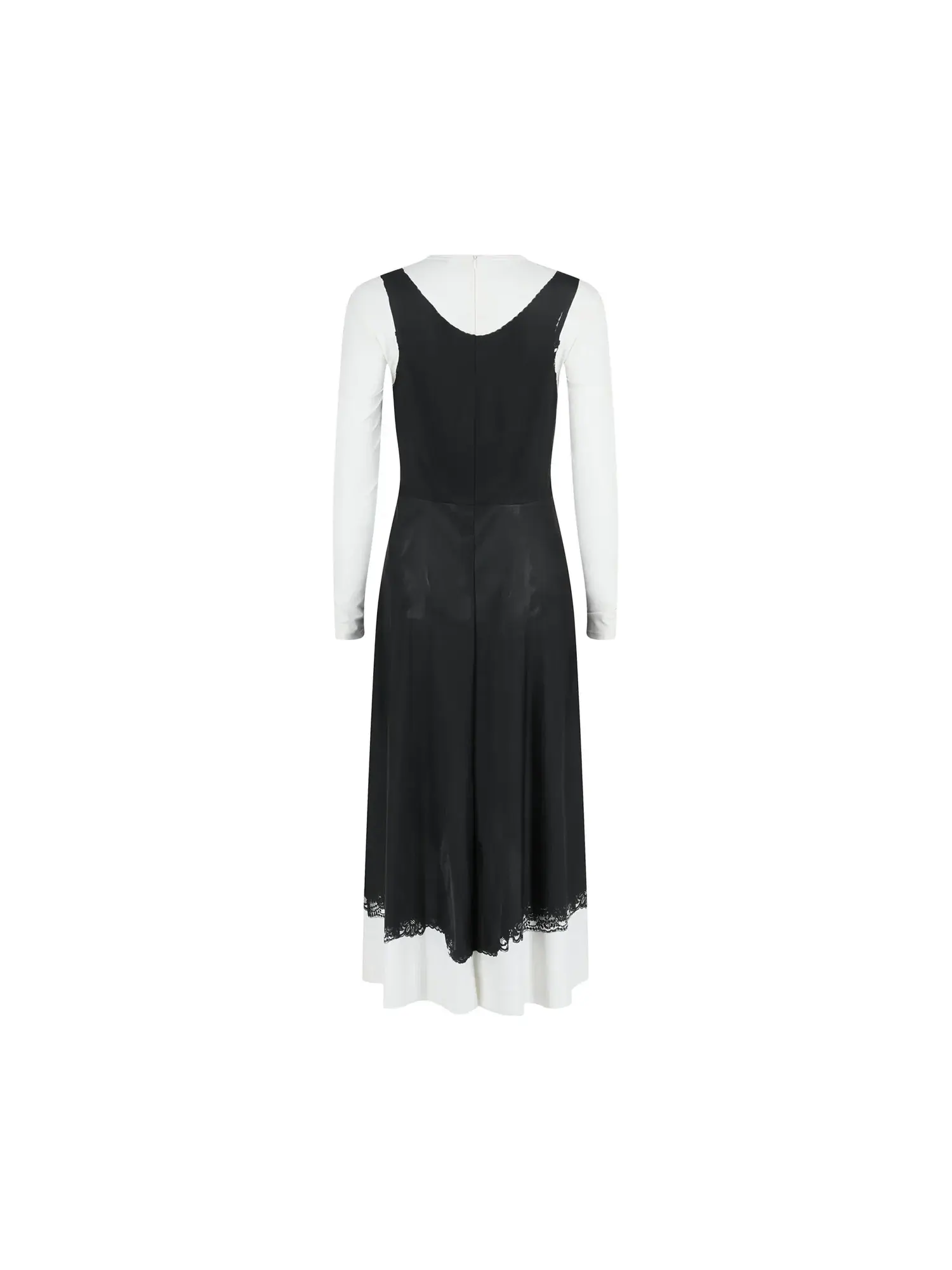 Платье-комбинация Balenciaga Trompe Loeil — изображение 2 из 3, черный