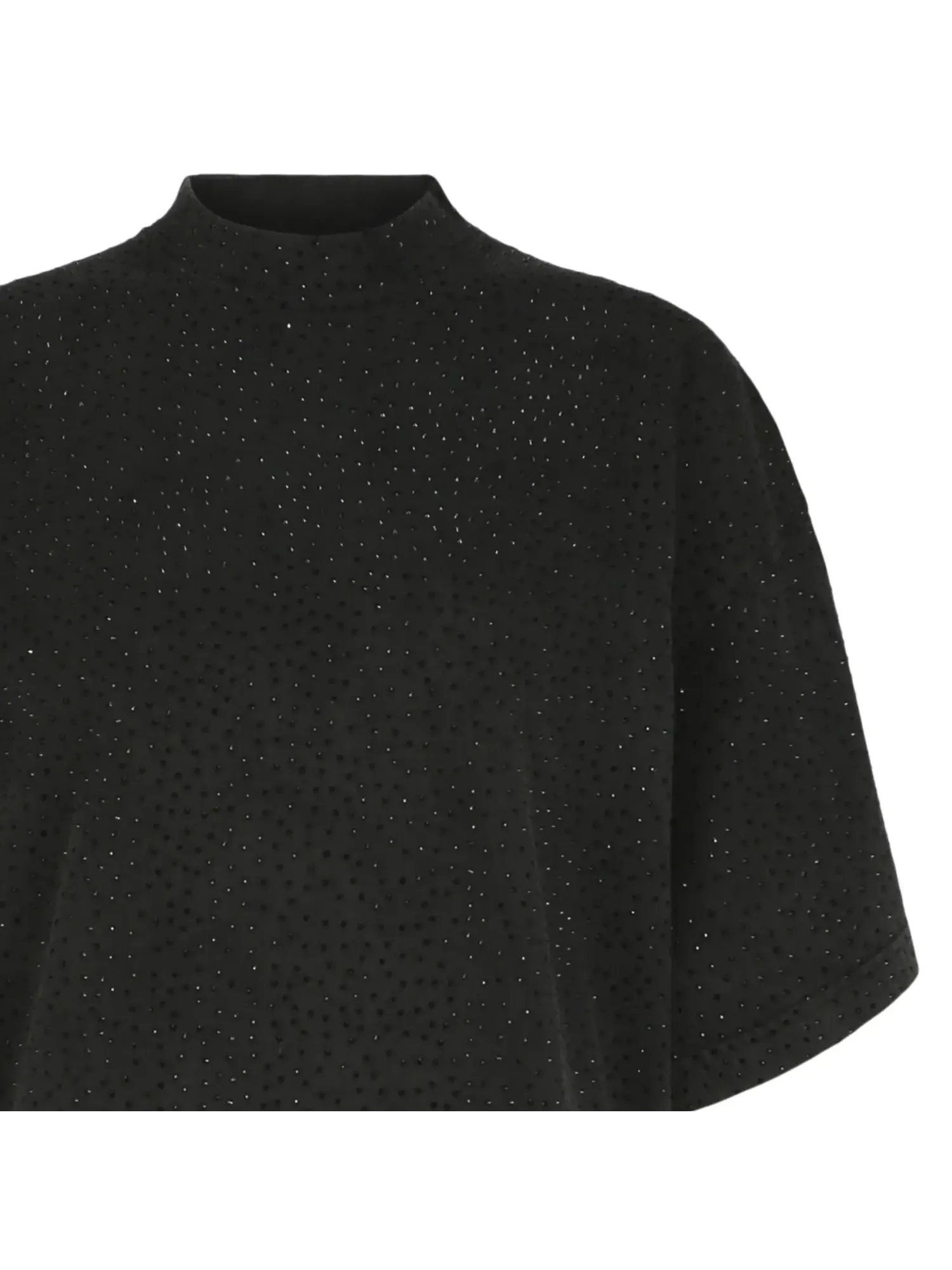 Винтажная футболка Balenciaga Strass Oversized — изображение 3 из 3, черный