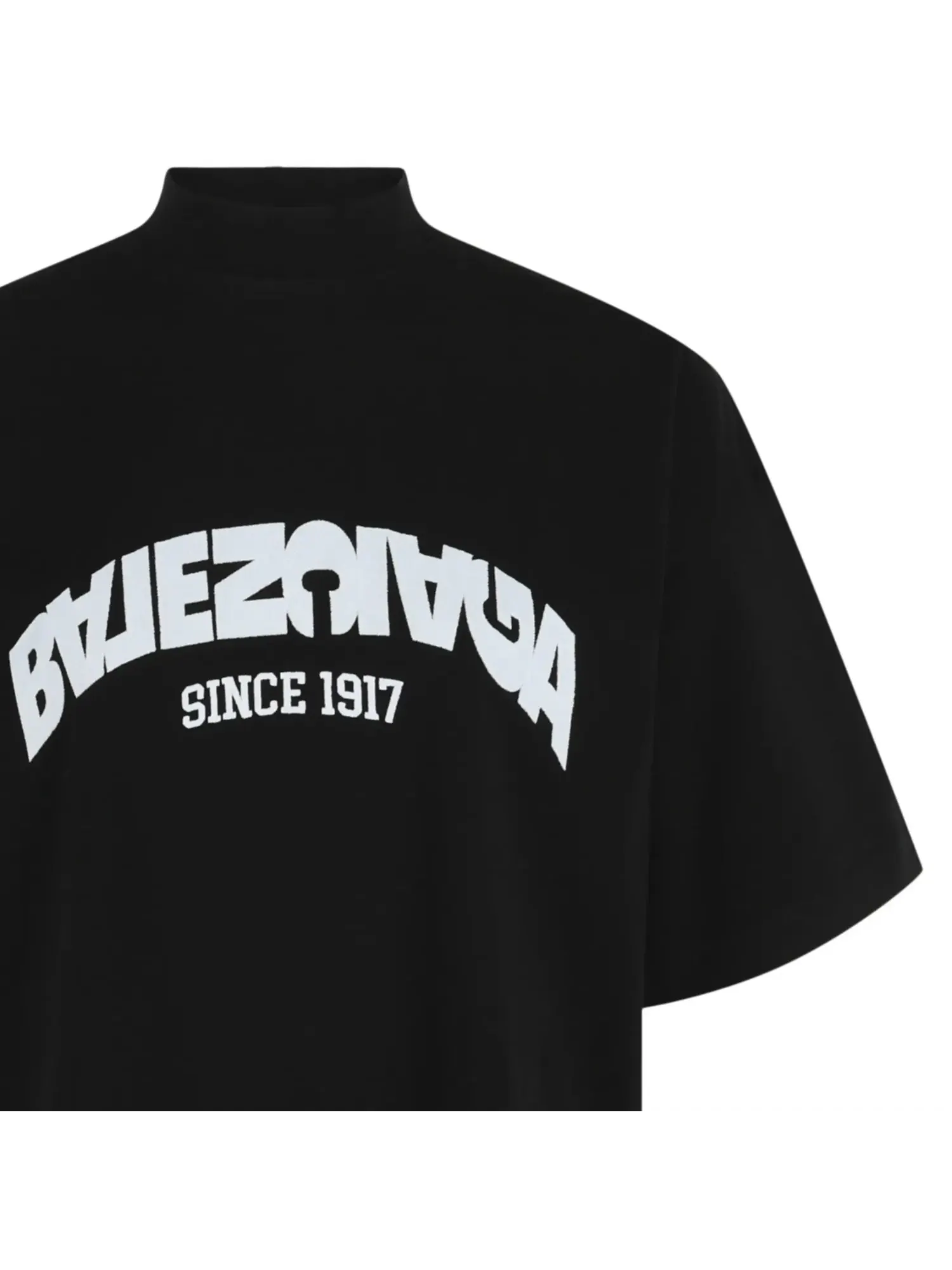 Футболка Balenciaga Backflip Oversized — изображение 3 из 3, черный/белый