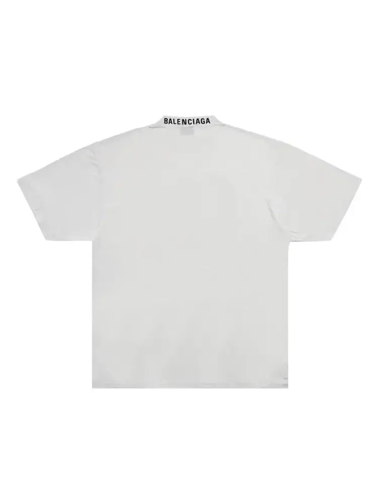 Футболка Balenciaga Faded — изображение 2 из 2, белый