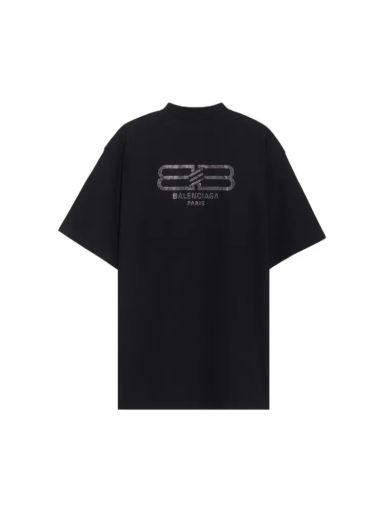 Футболка Balenciaga Paris Strass