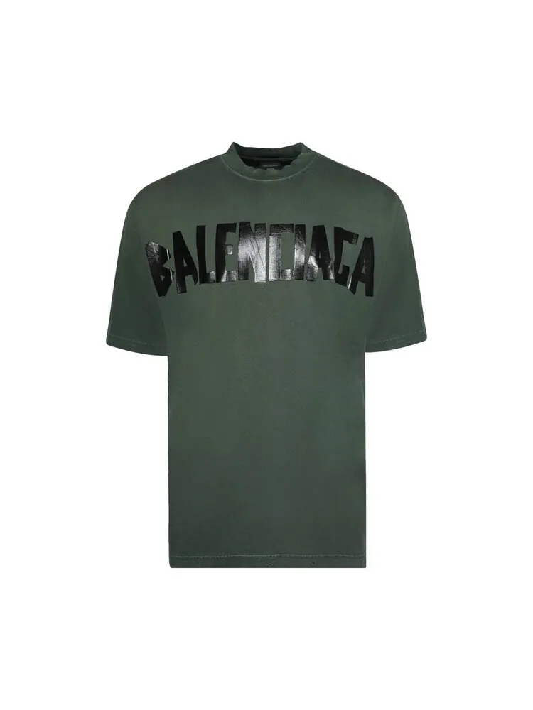 Футболка Balenciaga Tape Logo T-Shirt