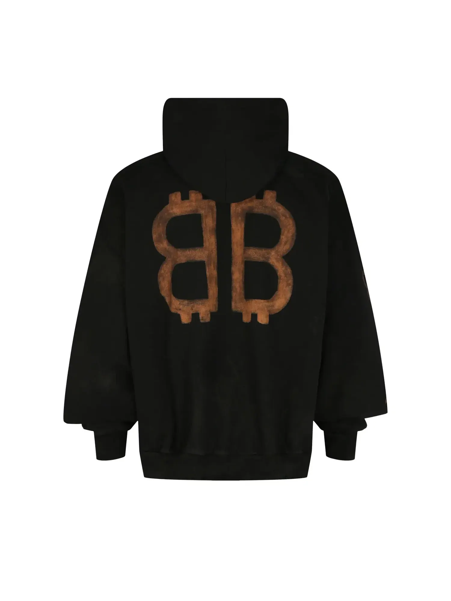 Худи Balenciaga Crypto Medium Fit — изображение 2 из 3, черный