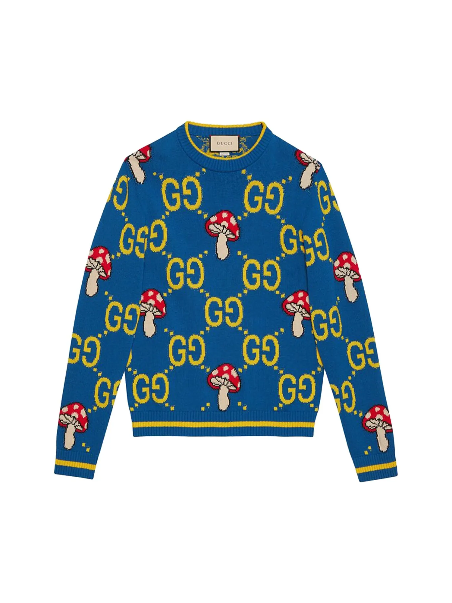 Свитер Gucci GG, с фирменным узором — изображение 1 из 1, мульти