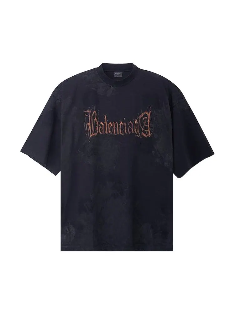Футболка Balenciaga Metal Oversized T-Shirt