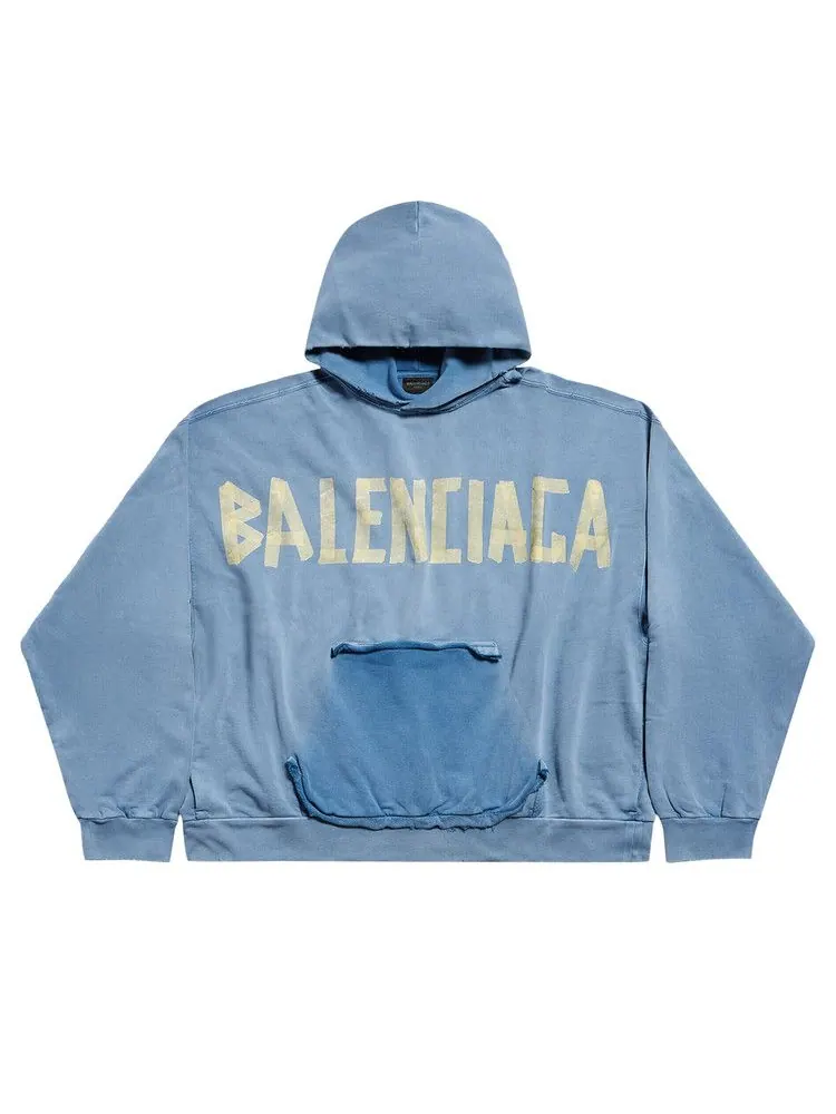Худи Balenciaga Ripped Pocket Hoodie