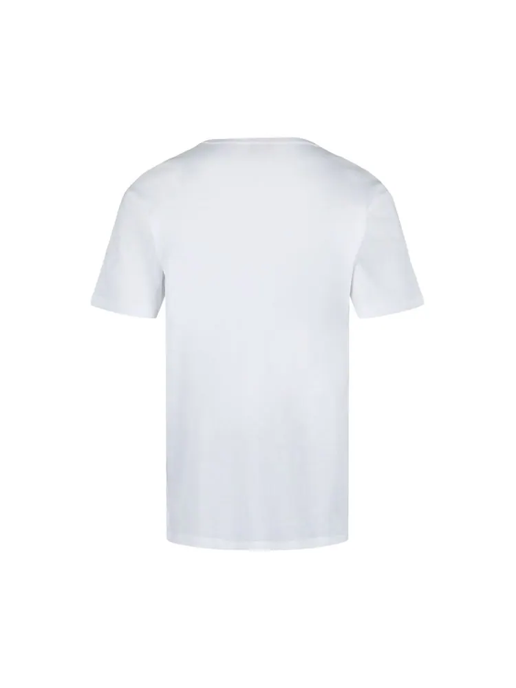 Футболка Alexander McQueen Solarized Skull Graphic T-Shirt — изображение 2 из 2, белый